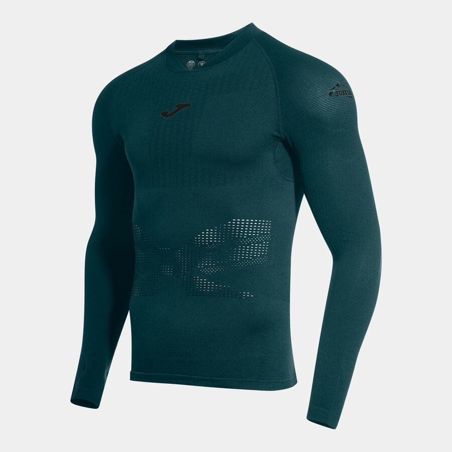 JOMA Tricou Mânecă Lungă Bărbați Trail Running verde turcoaz