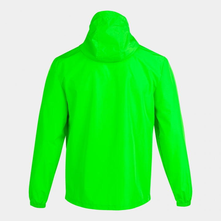 Jachetă de ploaie combi running verde fluorescent