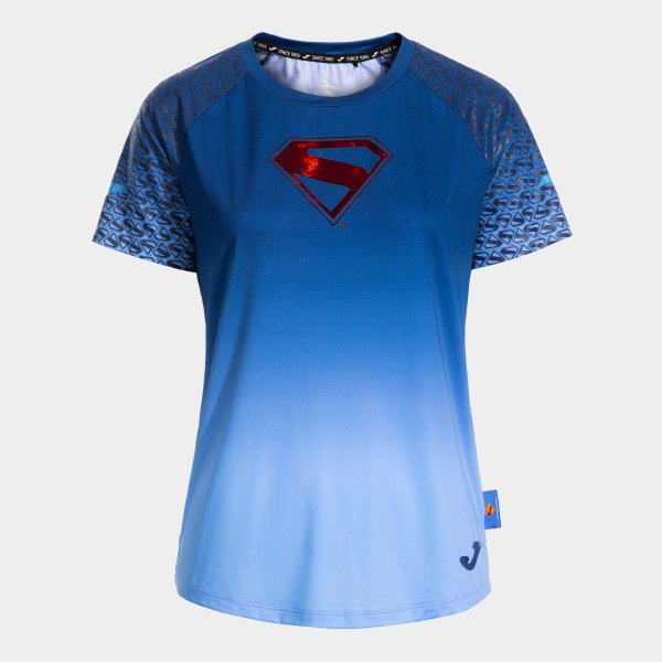 Tricou cu mânecă scurtă pentru femei SUPERMAN albastru