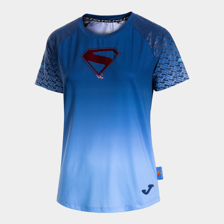 Tricou cu mânecă scurtă pentru femei SUPERMAN albastru