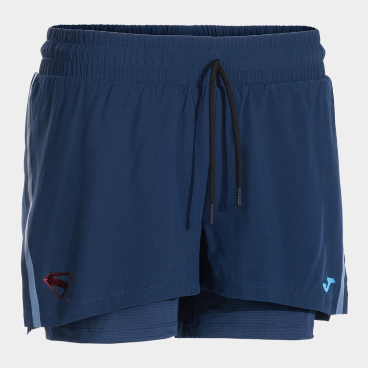Pantaloni scurți pentru femei SUPERMAN MARINO albastru