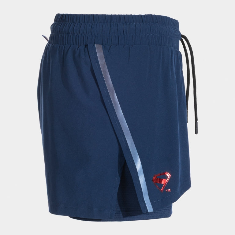 Pantaloni scurți pentru femei SUPERMAN MARINO albastru