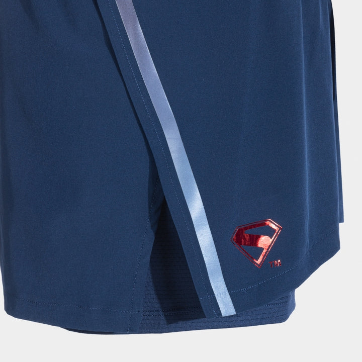 Pantaloni scurți pentru femei SUPERMAN MARINO albastru