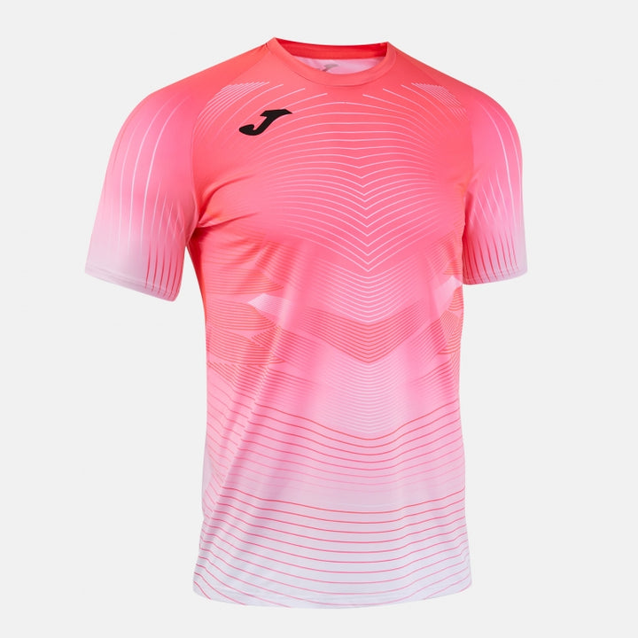 JOMA ELITE XII Tricou alergare bărbați - coral fluorescent