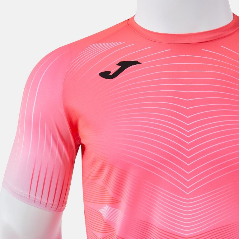 JOMA ELITE XII Tricou alergare bărbați - coral fluorescent