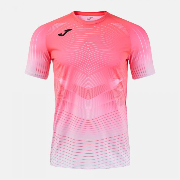 JOMA ELITE XII Tricou alergare bărbați - coral fluorescent