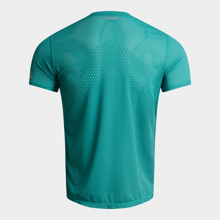 Tricou cu mânecă scurtă R-TRAIL NATURE albastru turcoaz