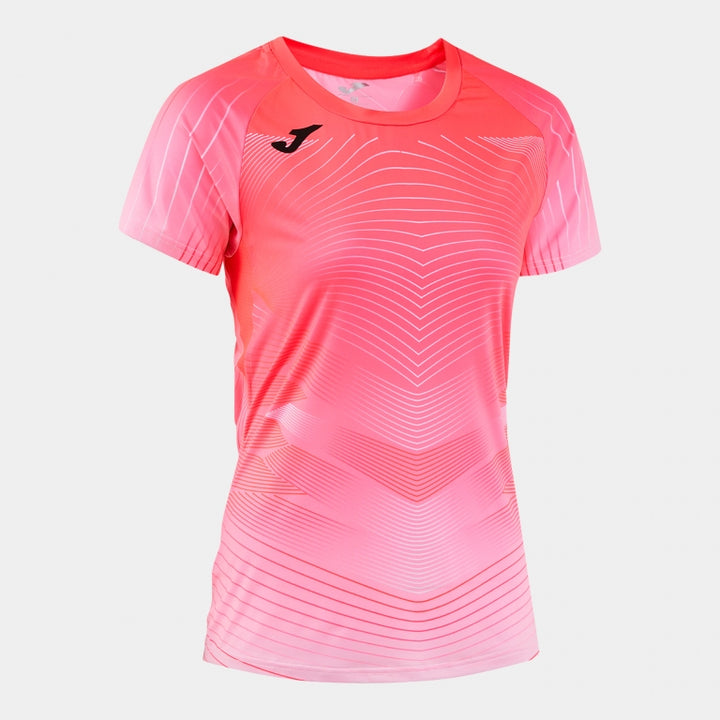 JOMA ELITE XII Tricou alergare femei - coral fluorescent