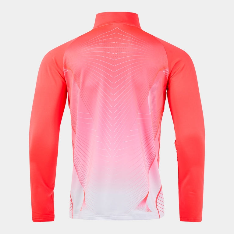 Bluză alergare bărbați ELITE XII coral fluorescent