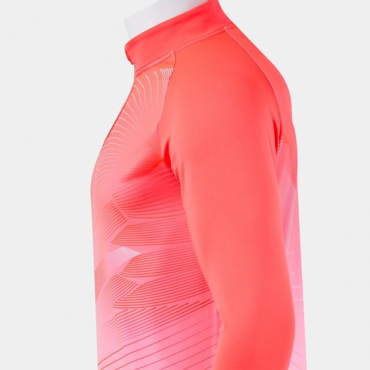 Bluză alergare bărbați ELITE XII coral fluorescent