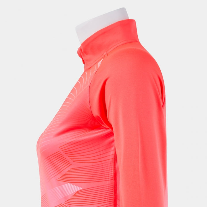 JOMA ELITE XII Bluză alergare femei - Coral fluorescent