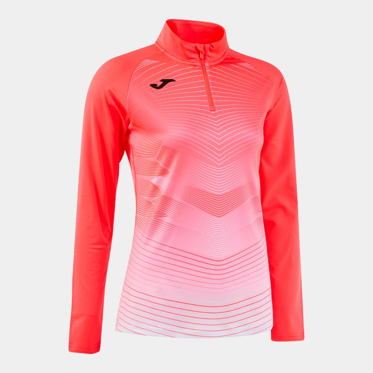 JOMA ELITE XII Bluză alergare femei - Coral fluorescent