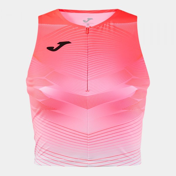 JOMA ELITE XII Top alergare femei - Coral Fluorescent
