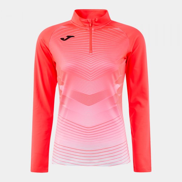 JOMA ELITE XII Bluză alergare femei - Coral fluorescent