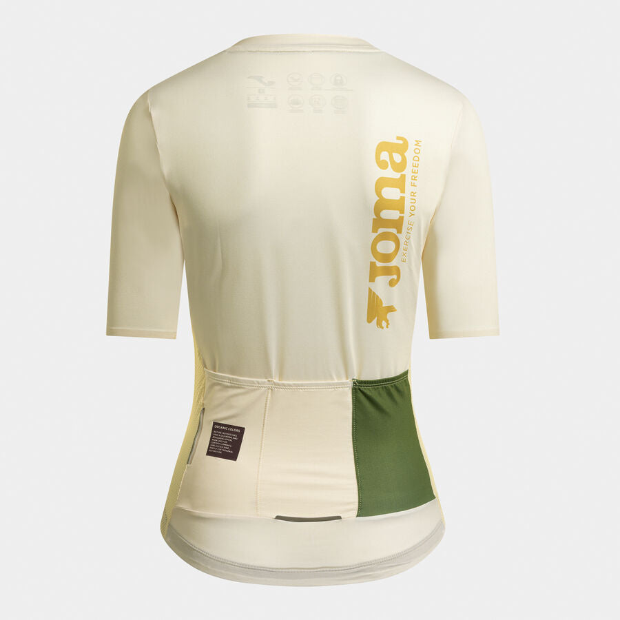 JOMA CRONO Tricou Ciclism Mânecă Scurtă Damă Alb