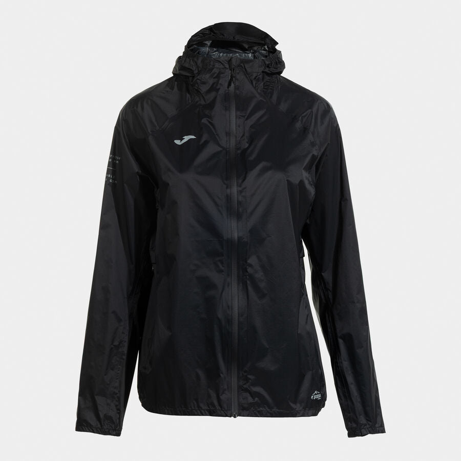 JOMA  R-TRAIL Nature Jachetă neagră de ploaie femei - impermeabilă - 10.000 mm