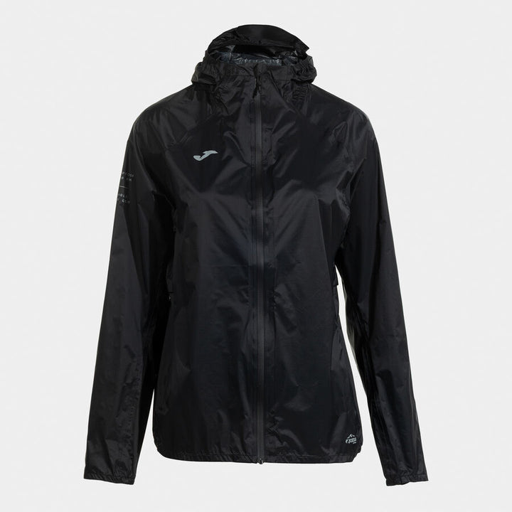 JOMA  R-TRAIL Nature Jachetă neagră de ploaie femei - impermeabilă - 10.000 mm