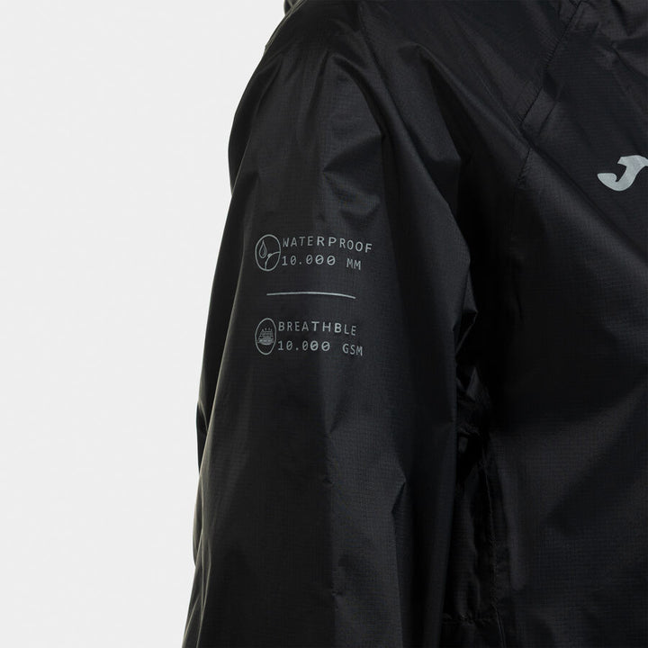 JOMA  R-TRAIL Nature Jachetă neagră de ploaie femei - impermeabilă - 10.000 mm