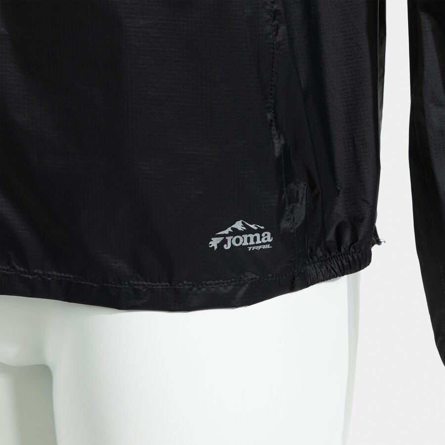 JOMA  R-TRAIL Nature Jachetă neagră de ploaie femei - impermeabilă - 10.000 mm