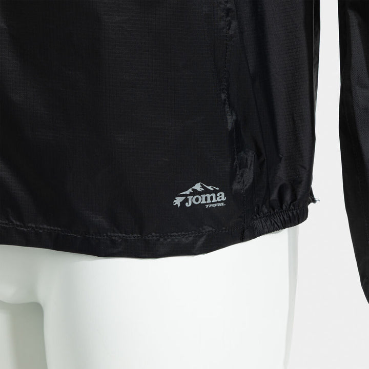 JOMA  R-TRAIL Nature Jachetă neagră de ploaie femei - impermeabilă - 10.000 mm