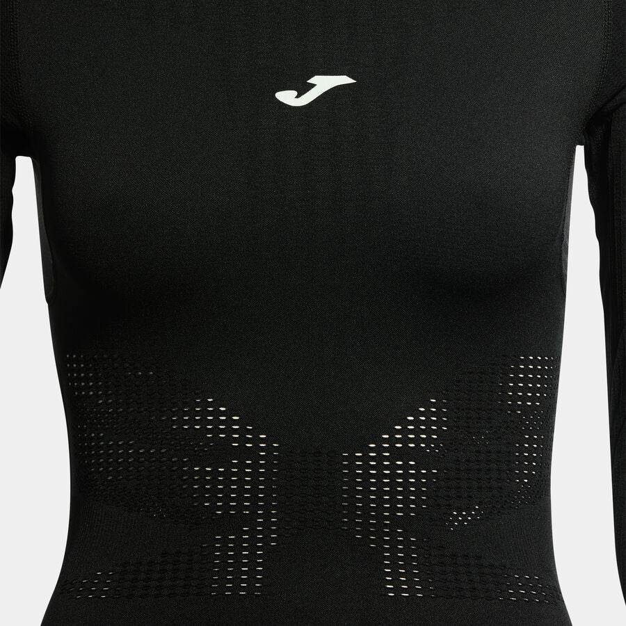 JOMA Tricou Mânecă Lungă FEMEI Trail Running - negru