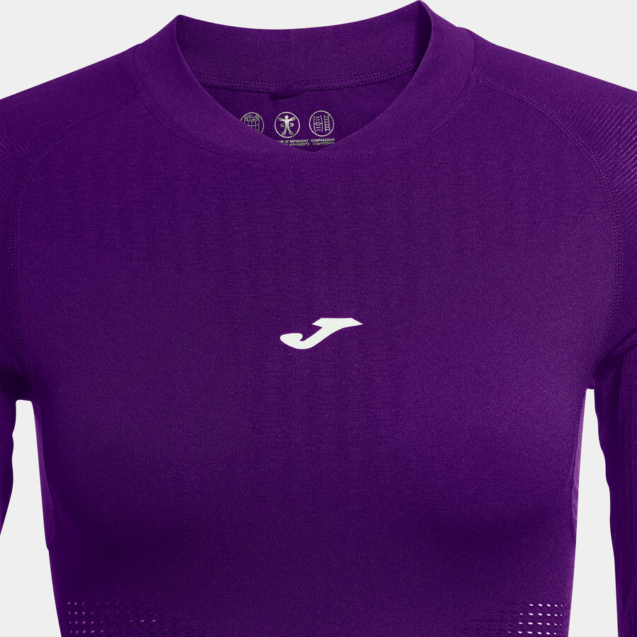 JOMA Tricou Mânecă Lungă FEMEI Trail Running - violet