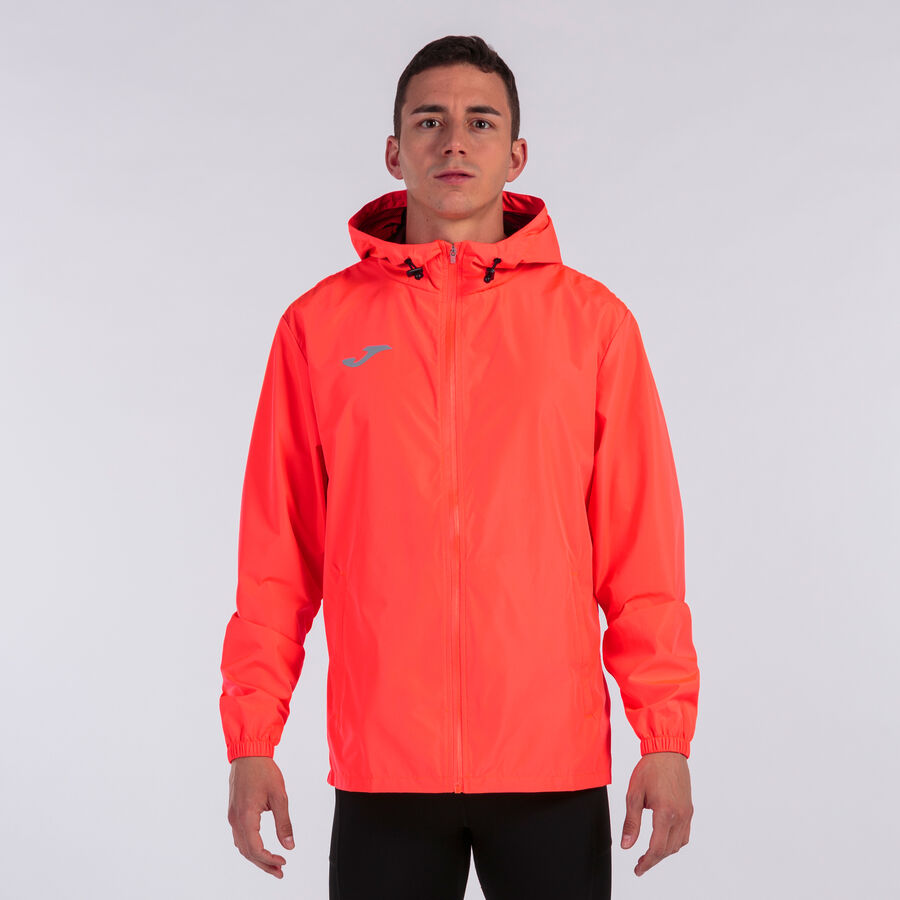 JOMA ELITE VIII Jachetă de ploaie running bărbați - coral fluorescent