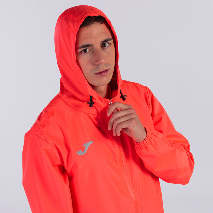 JOMA ELITE VIII Jachetă de ploaie running bărbați - coral fluorescent