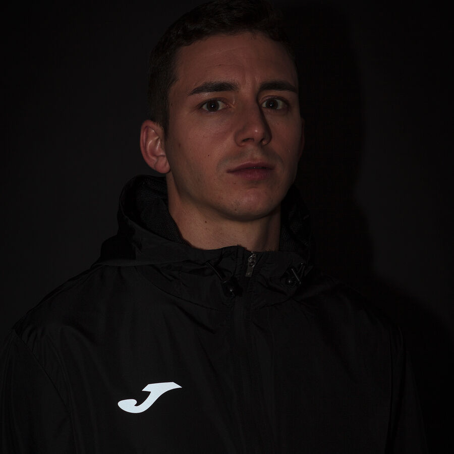 JOMA ELITE VIII Jachetă de ploaie running bărbați - negru
