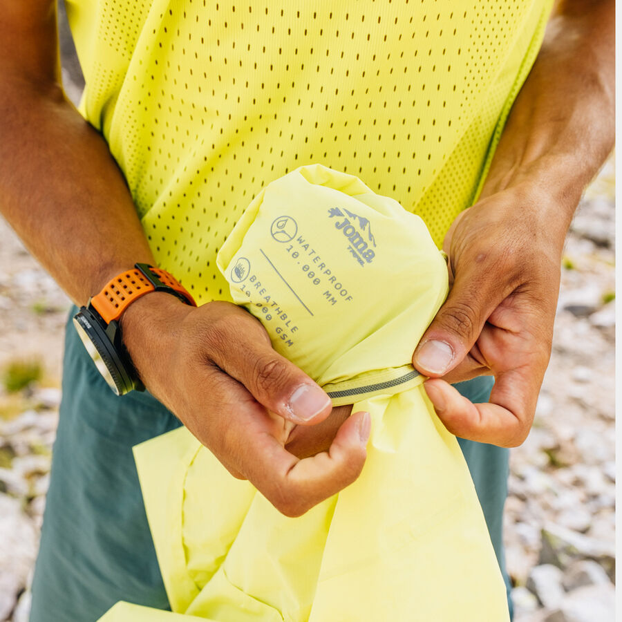 JOMA Jachetă de ploaie trail impermeabilă 10.000 mm - lime