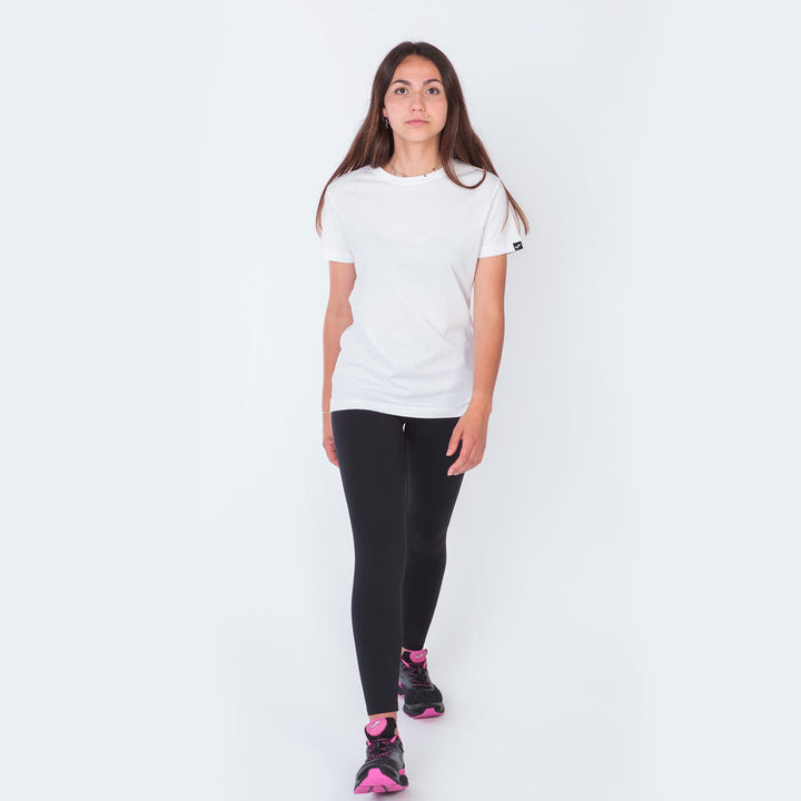 Tricou cu mânecă scurtă feminin Desert alb